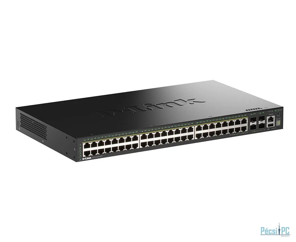 D-Link DGS-1530-52P/E 48-Port Gigabit Stackable Smart Managed PoE Switch