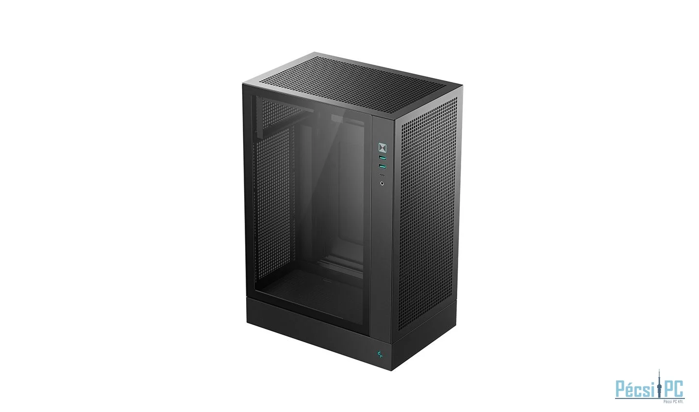 DeepCool CH170 Plus Tempered Glass Black