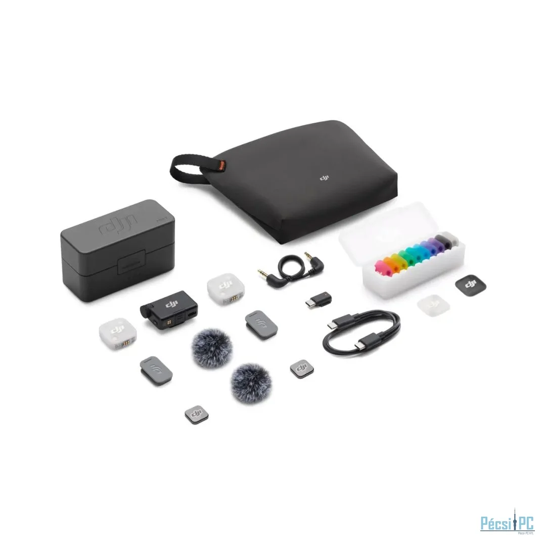 DJI Mic Mini 2 (2 TX + 1 RX + Charging Case) Black