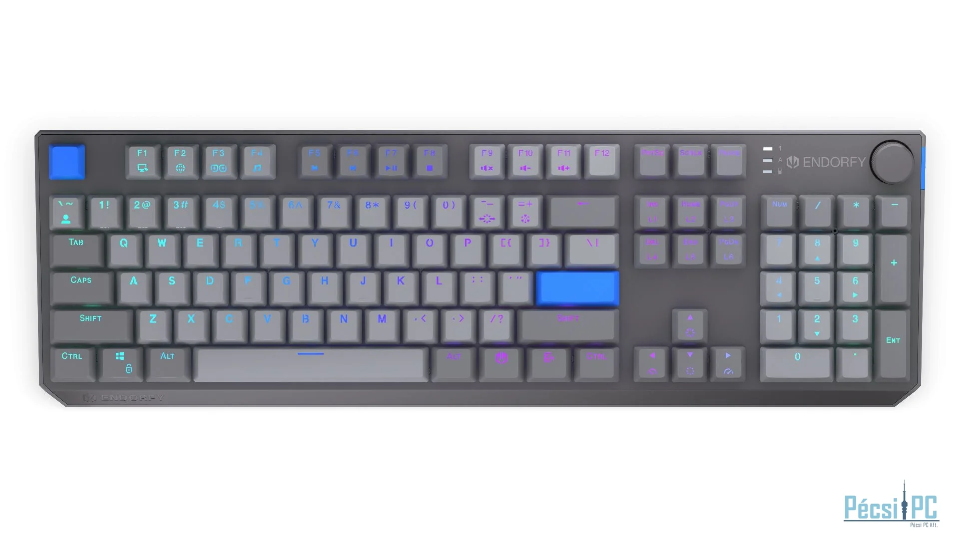 Endorfy Thock V2 Wireless Bluetooth Keyboard Grey US