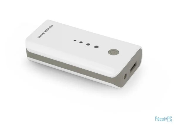 Esperanza Electron 5200 mAh Power Bank White/Grey