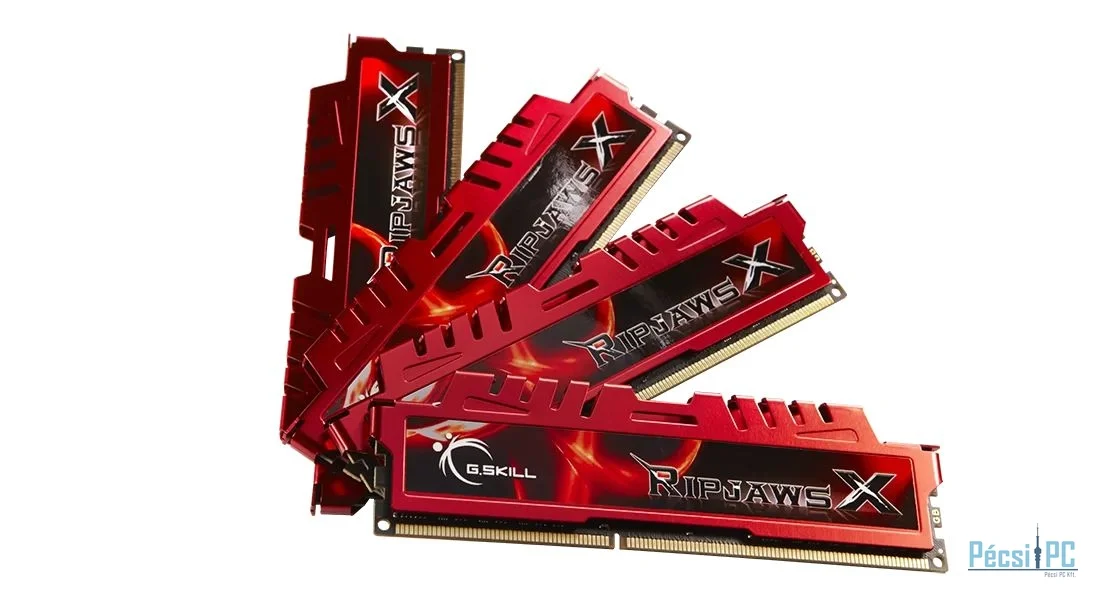 G.SKILL 16GB DDR3 1600MHz Kit(4x4GB) RipjawsX Red