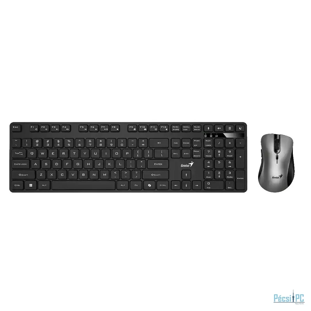 Genius KM-8216S Wireless Keyboard Combo Black HU