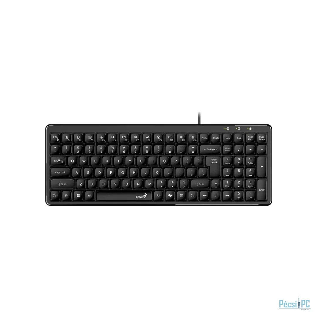 Genius LuxeMate 120 Keyboard Black HU