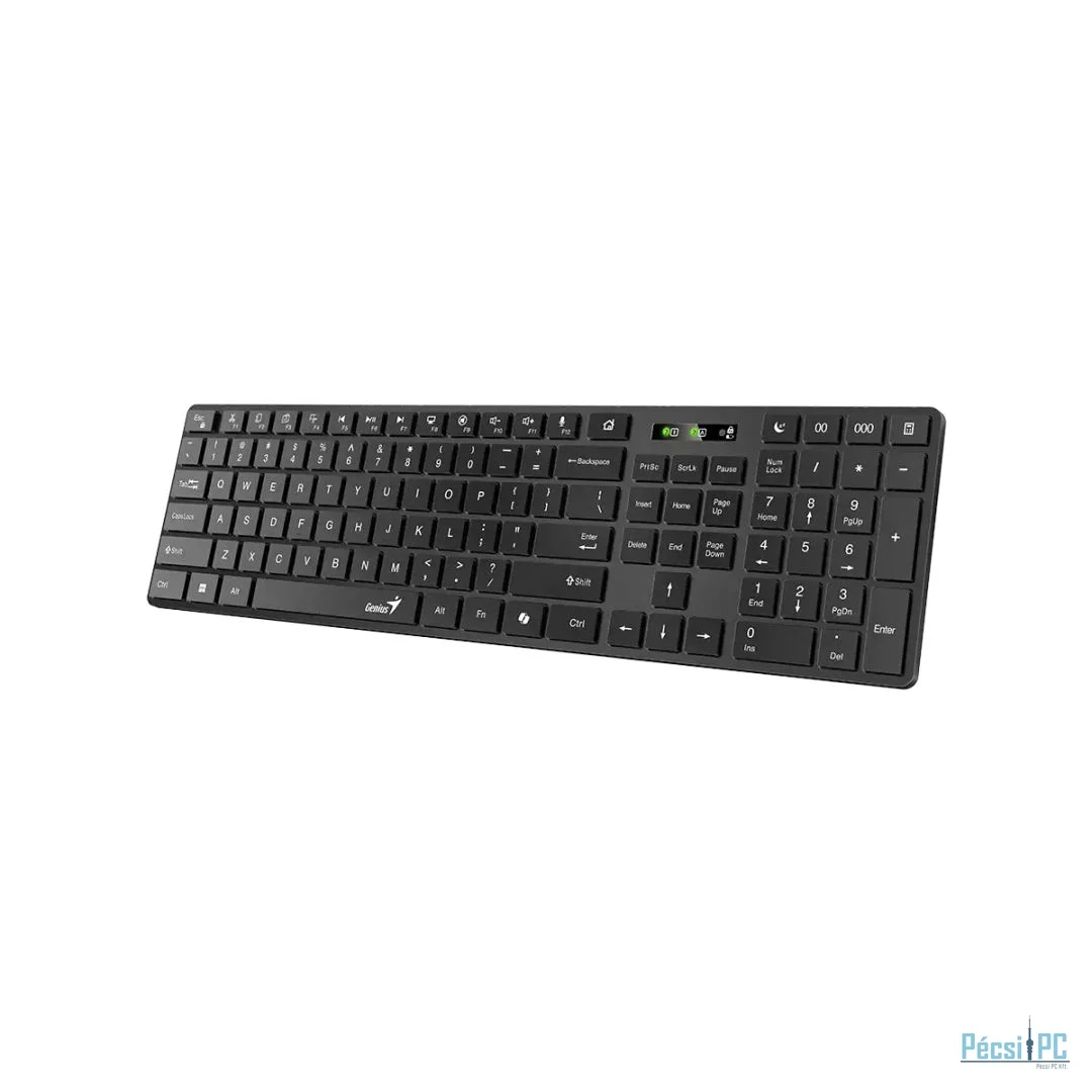 Genius SlimStar 7250BT Copilot Wireless Bluetooth Business Keyboard Black HU