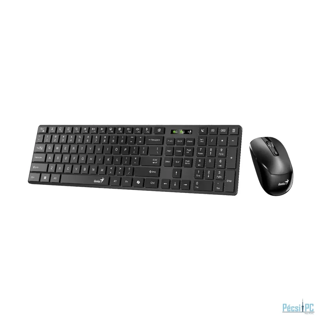 Genius SlimStar 8250 Wireless Bluetooth Keyboard Combo Black HU