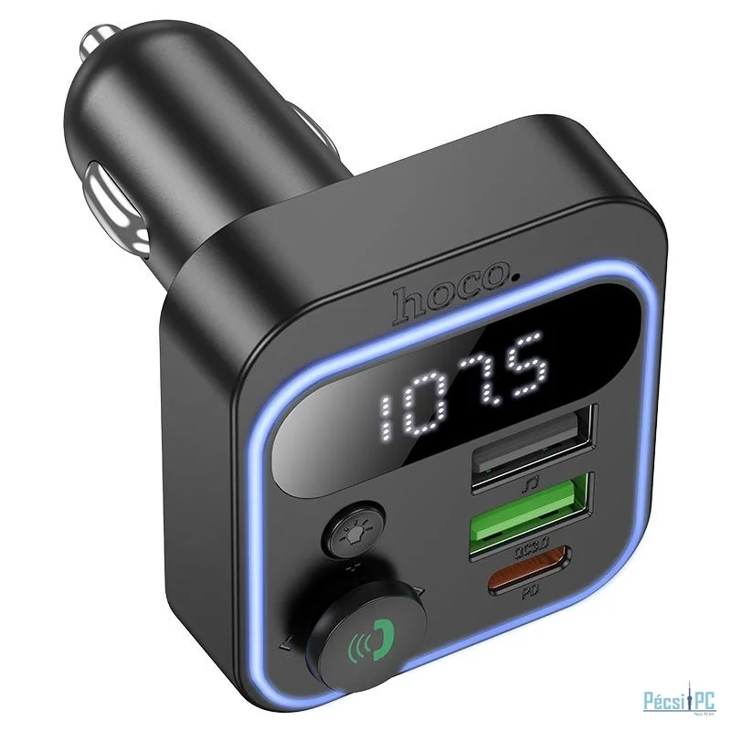 Hoco E85 Bluetooth FM-transmitter Black