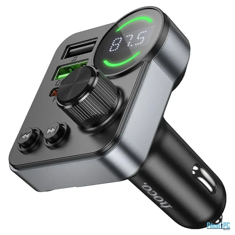 Hoco E86 Alegria Bluetooth FM-transmitter Black
