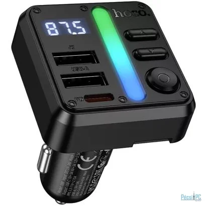 Hoco E89 Bluetooth FM-transmitter Black