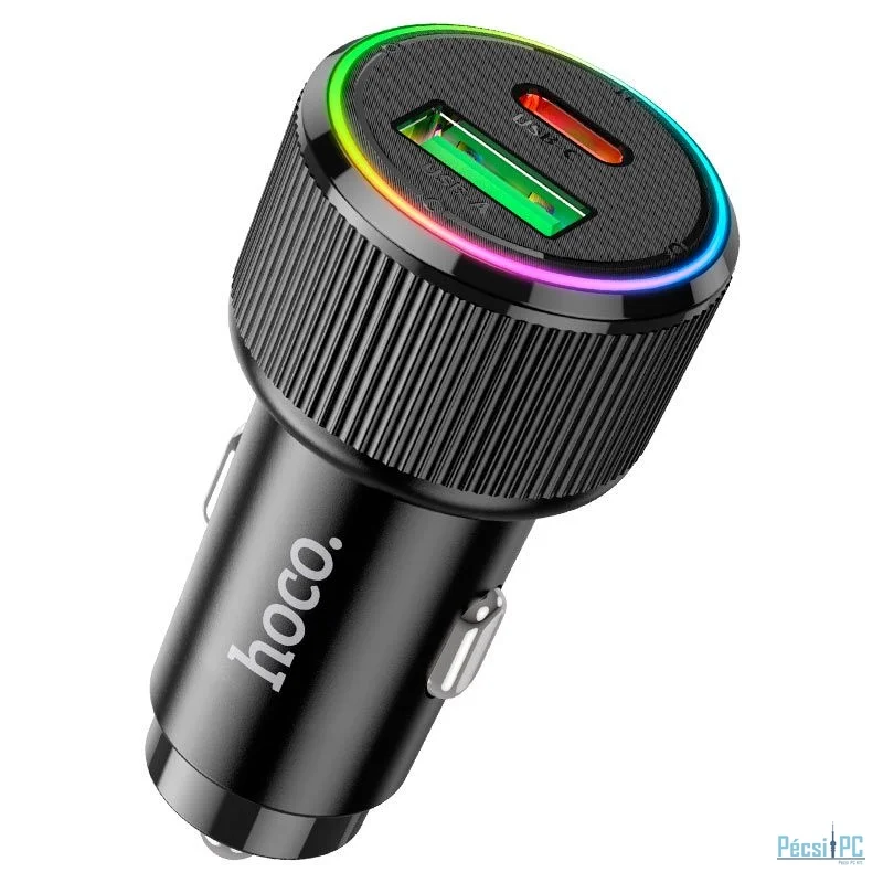 Hoco NZ14A Guerrero Car Charger 38W Black