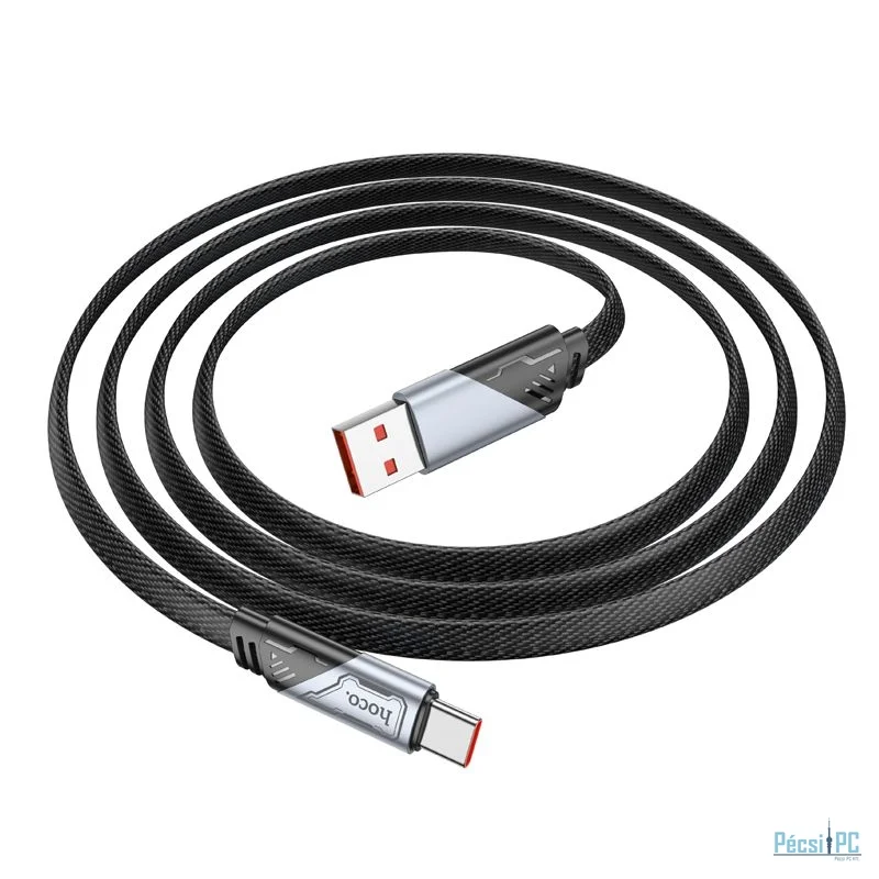 Hoco U119 Machine 60W USB-C to USB-C charging data cable 1,2m Black