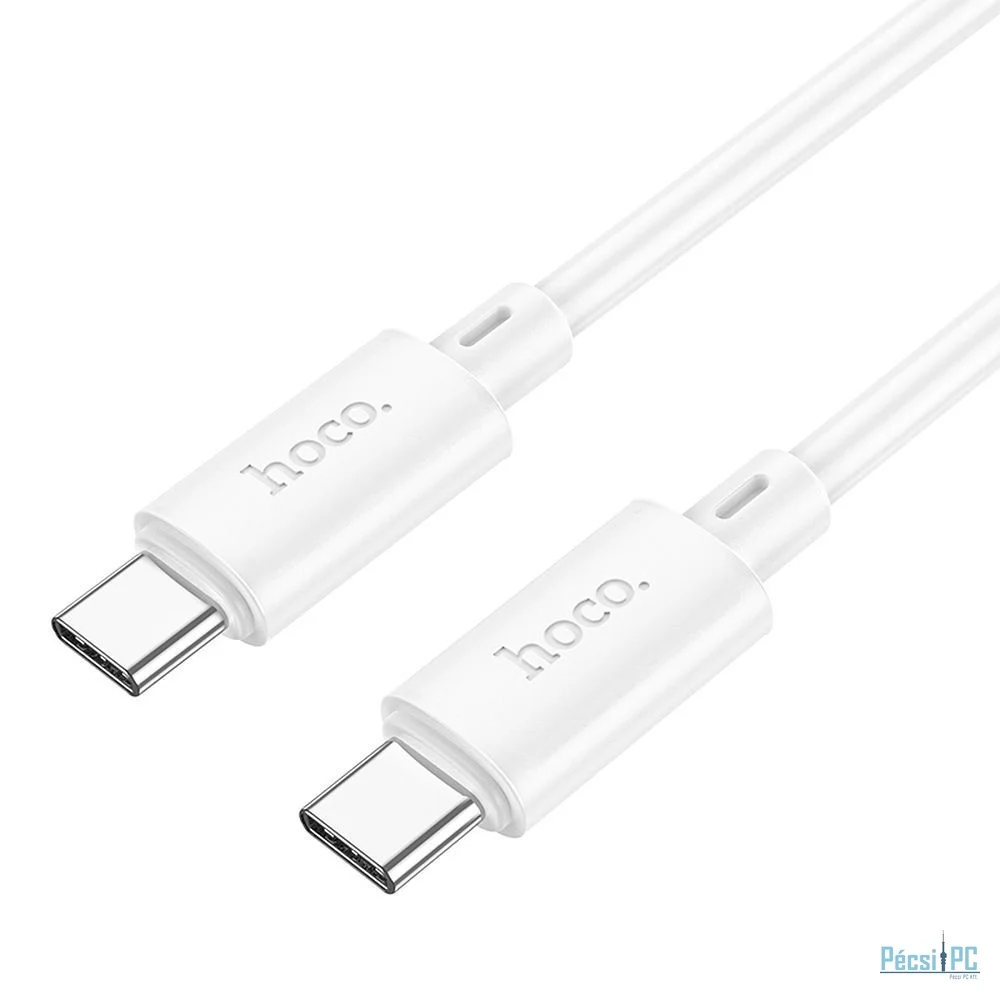 Hoco X88 Gratified USB-C to USB-C charging data cable 1m White