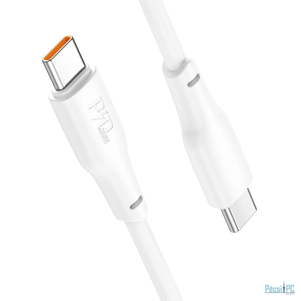 Hoco X96 100W USB-C to USB-C charging cable 1m White