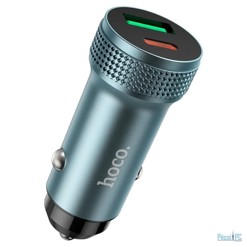 Hoco Z49B Level Car Charger QC3.0 38W Green