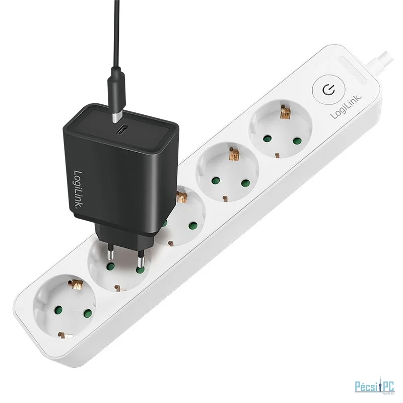 Logilink Hálózati Elosztó Kapcsolóval 5DIN 1,5m White