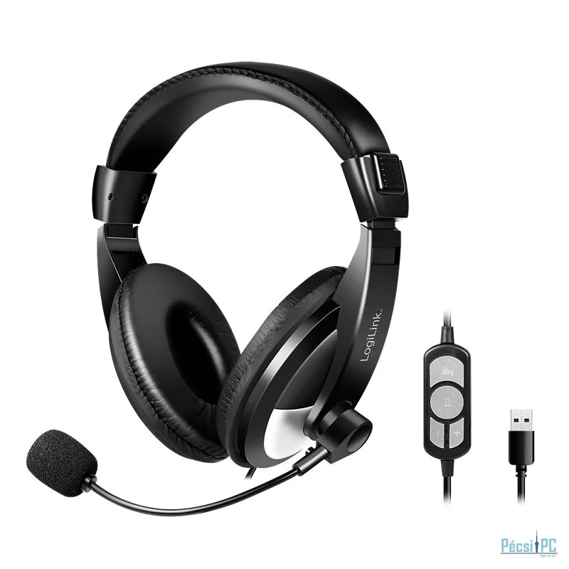 Logilink USB Stereo Headset Black
