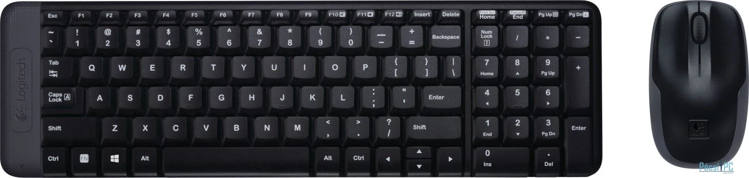 Logitech MK220 wireless billentyűzet + optikai egér Black UK