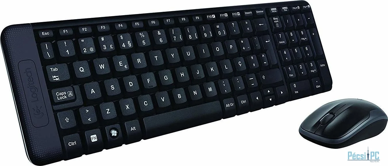 Logitech MK220 wireless billentyűzet + optikai egér Black UK