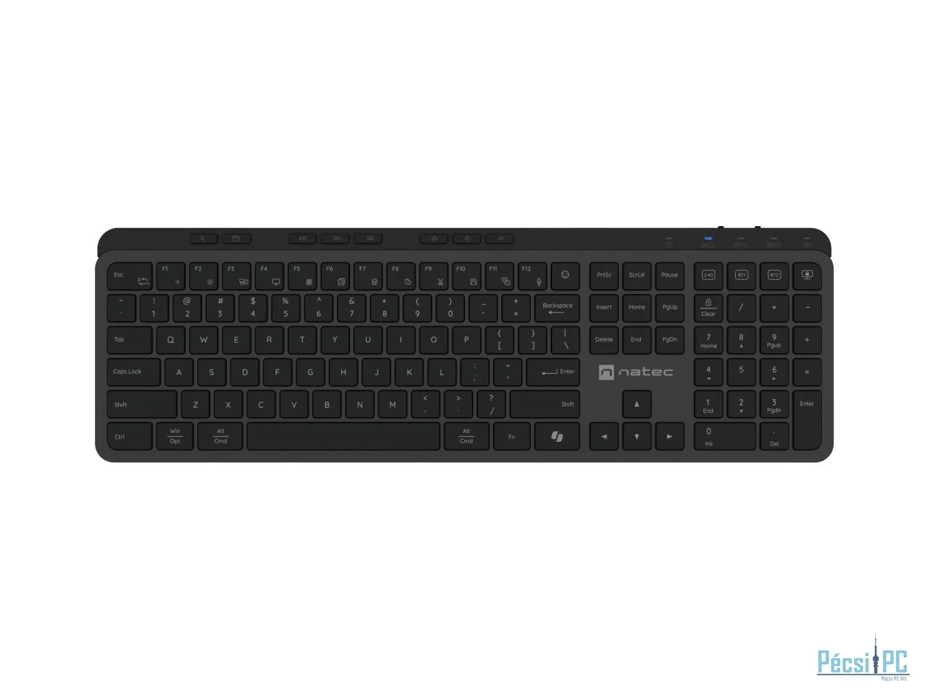 natec Medusa Wireless Bluetooth Keyboard Black US