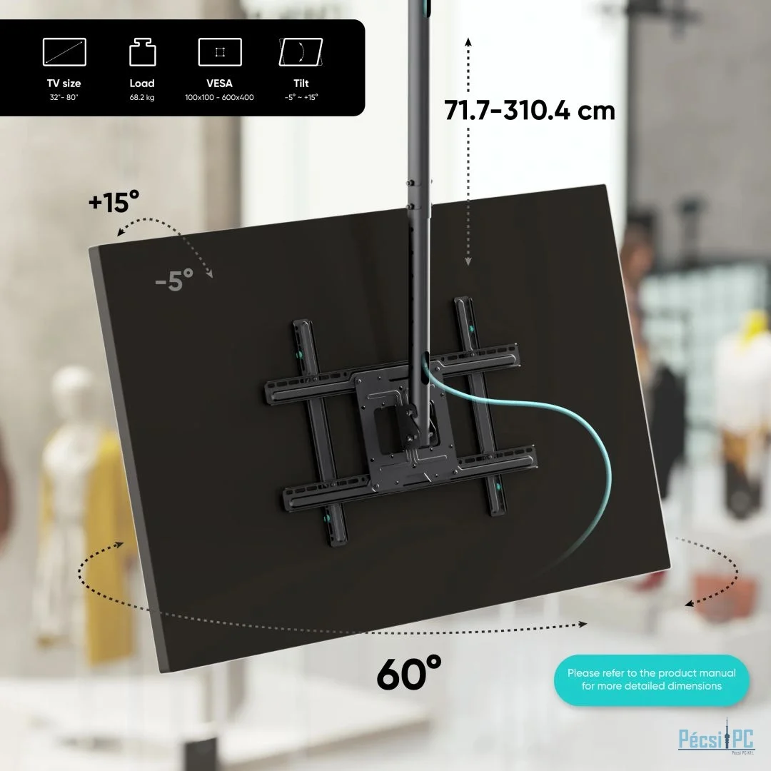 ONKRON Ceiling mount for TV 32