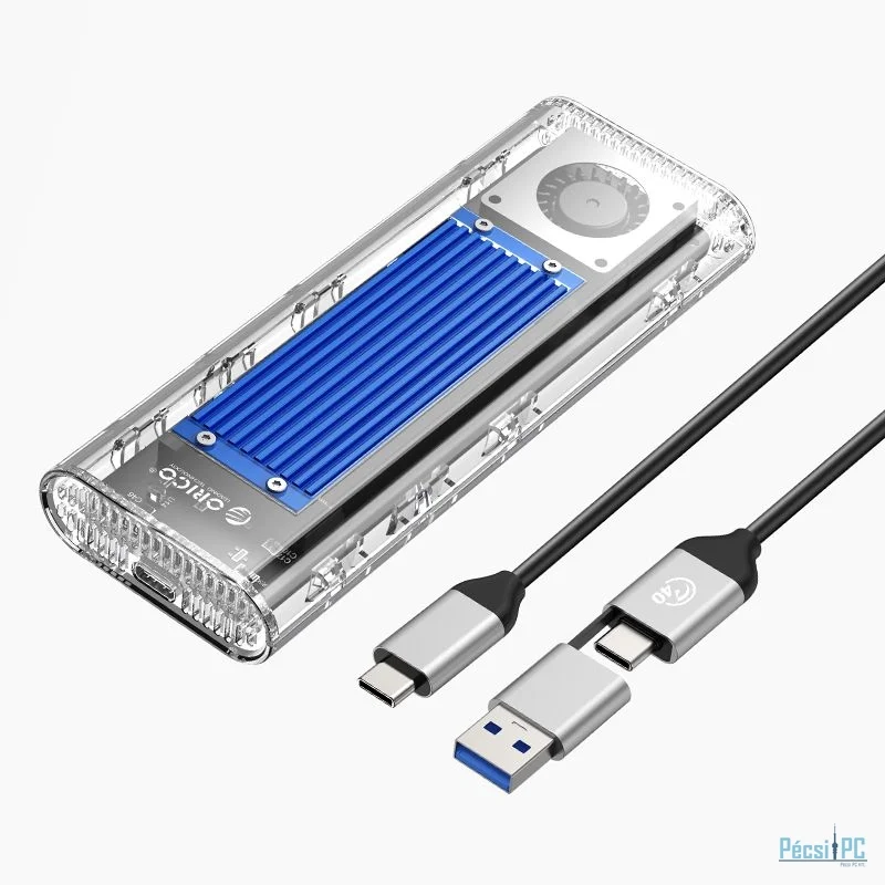 Orico TCM2-U4-BL USB4 M.2 NVMe SSD Enclosure Blue