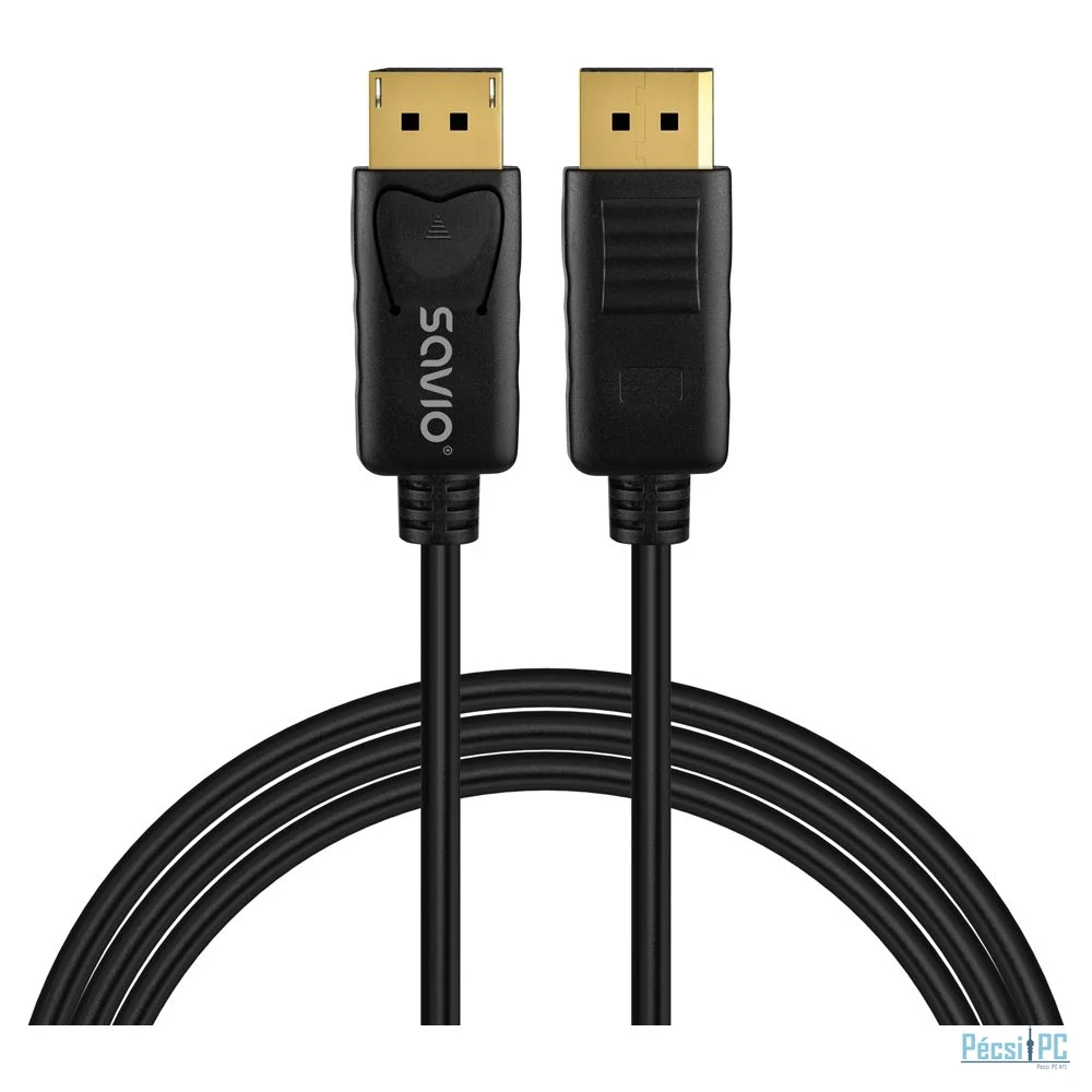Savio CL-204 DisplayPort v1.4 cable 2m Black