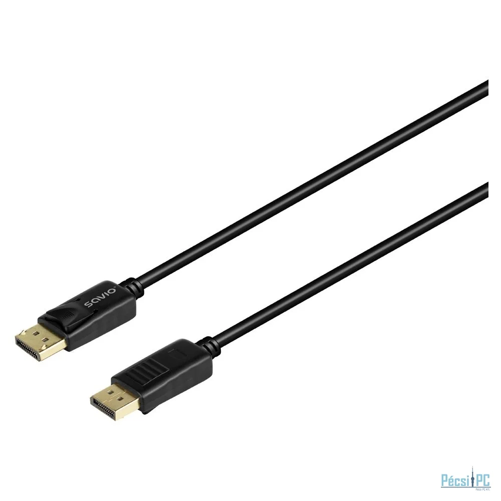 Savio CL-204 DisplayPort v1.4 cable 2m Black