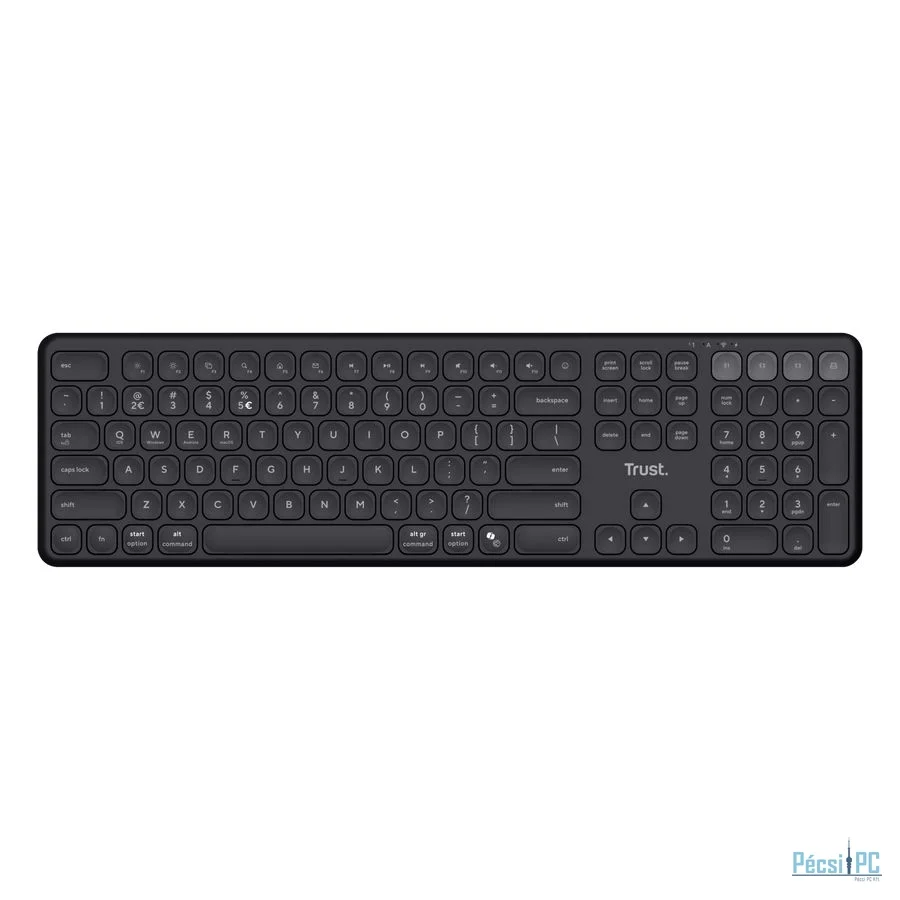 Trust Vaiya Wireless Keyboard Black HU