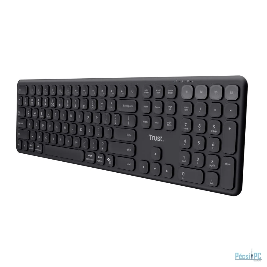 Trust Vaiya Wireless Keyboard Black HU