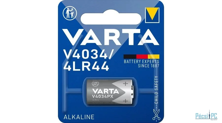 Varta 4SR44 Alkáli Elem 1db/csomag
