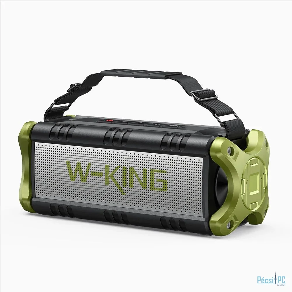 W-King D8 Bluetooth Speaker Black/Green