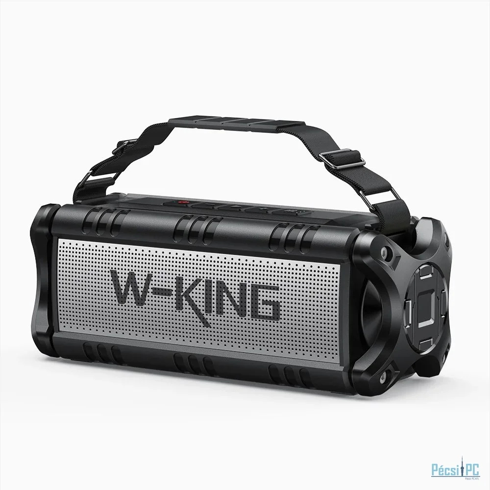 W-King D8 Bluetooth Speaker Black/Silver