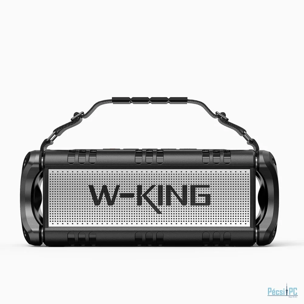 W-King D8 Bluetooth Speaker Black/Silver