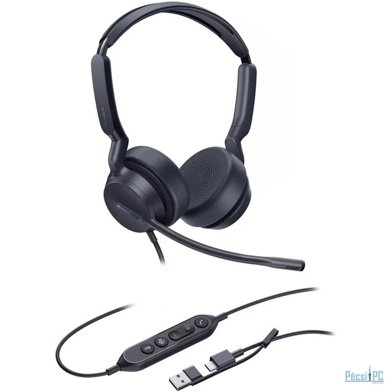 Yealink UH42 SE Dual Teams USB-C/A Headset Black
