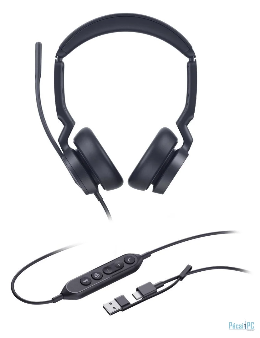 Yealink UH46 Dual Teams USB-C/A Headset Black