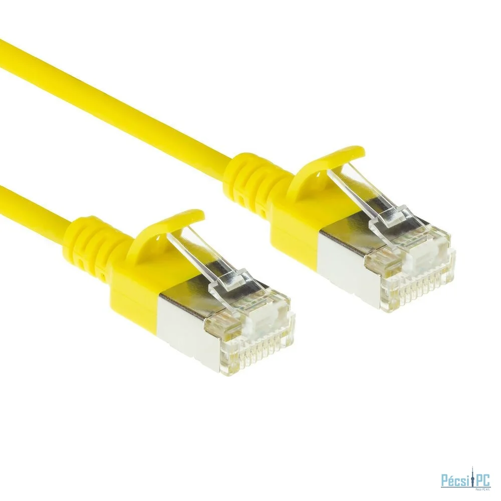 ACT CAT6A S-FTP Patch Cable 0,25m Yellow