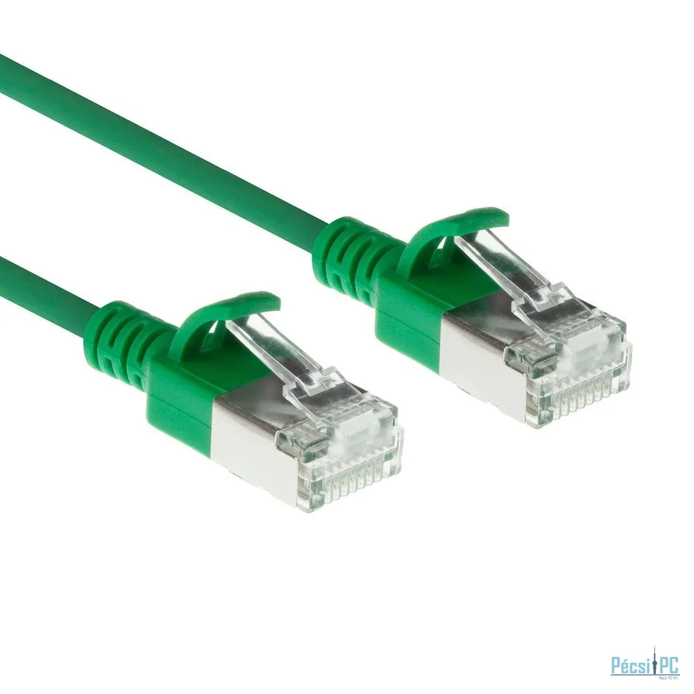 ACT CAT6A S-FTP Patch Cable 3m Green