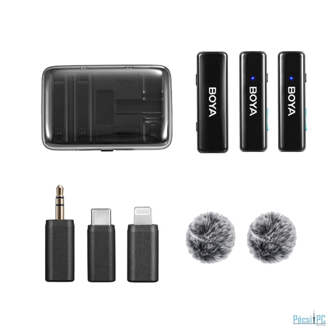 BOYA Boyalink 2TX + 3RX Wireless microphone Black