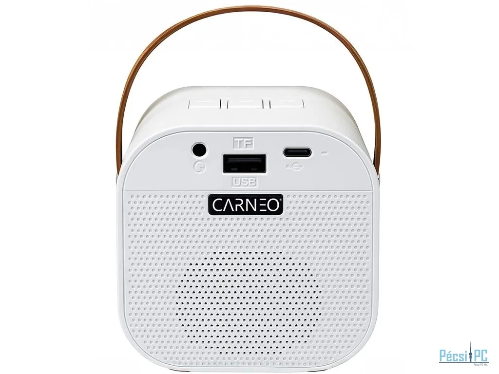 Carneo Dj Mini for Kids Karaoke Set Speaker White