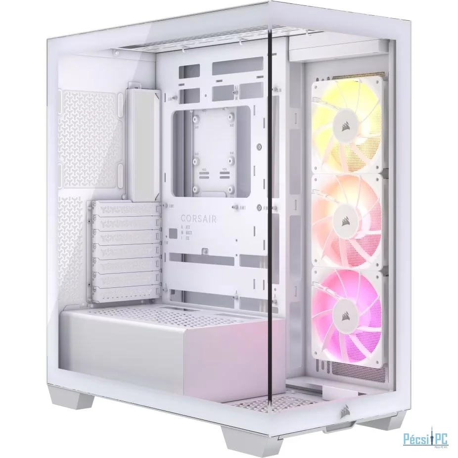 Corsair 3500X ARGB Tempered Glass White