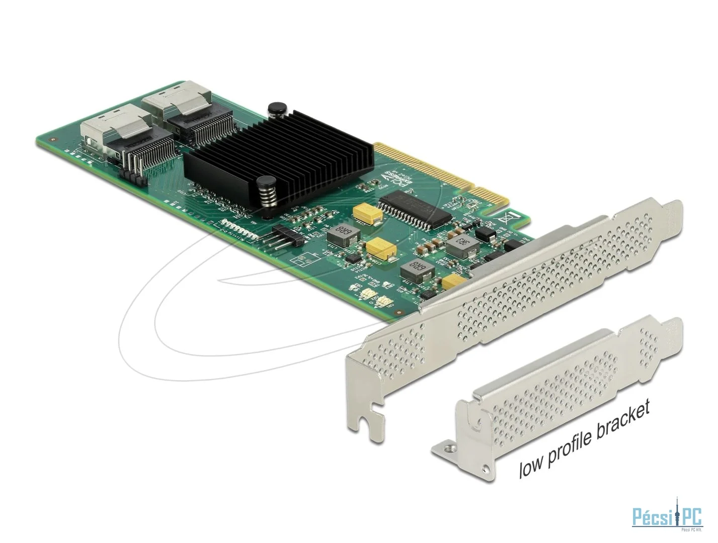 DeLock 8 port SATA PCI Express x8 Card with Connection Cable