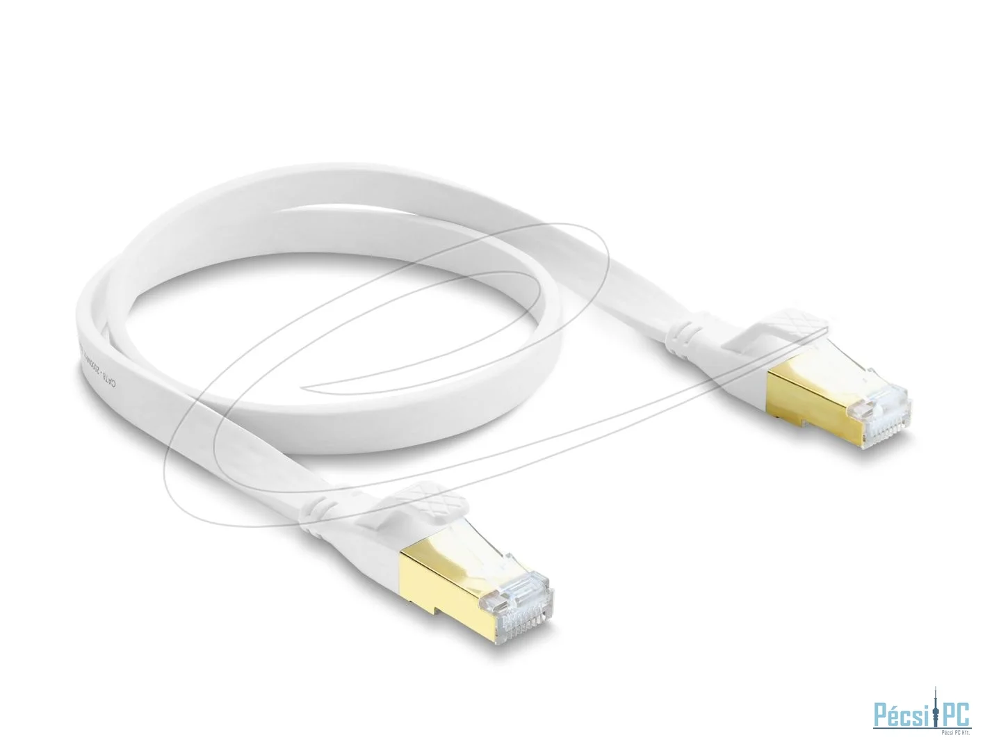 DeLock CAT8.1 U-FTP Patch Cable 0,5m White