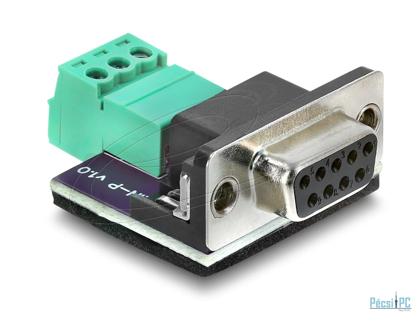 DeLock D-Sub 9 pin female to 3 pin Terminal Block Adapter for CAN / LIN bus