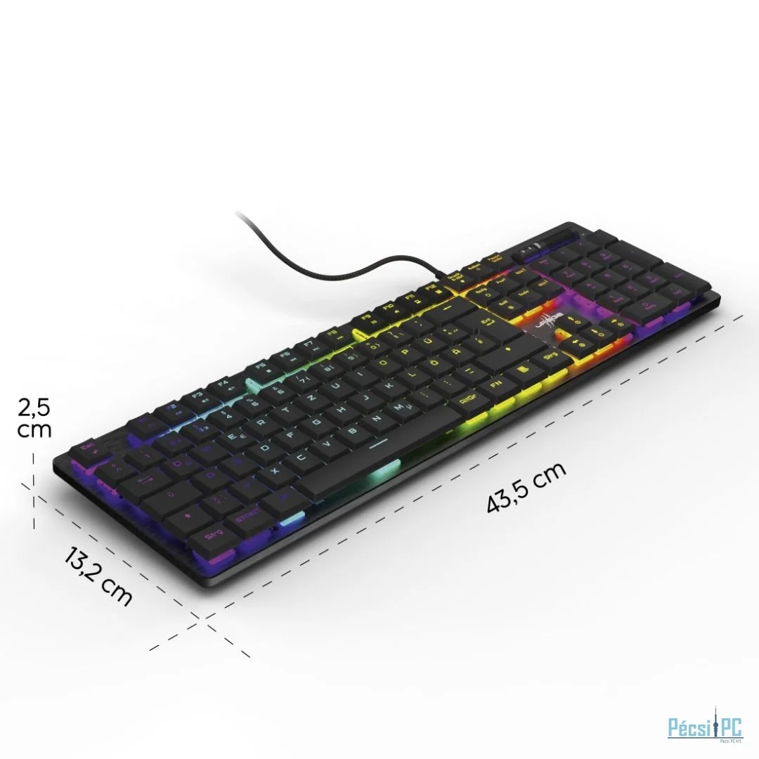 Hama uRage Exodus 910 Low Profile Red Switch Keyboard Black HU