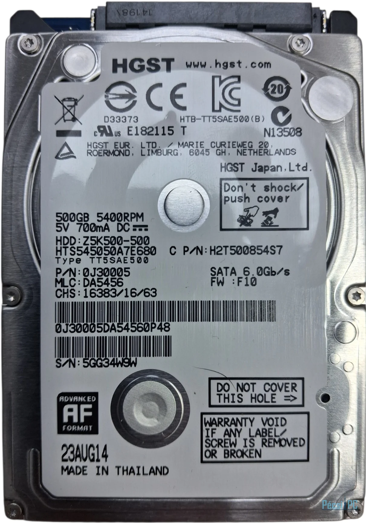 Használt Winchester (HDD, merevlemez)