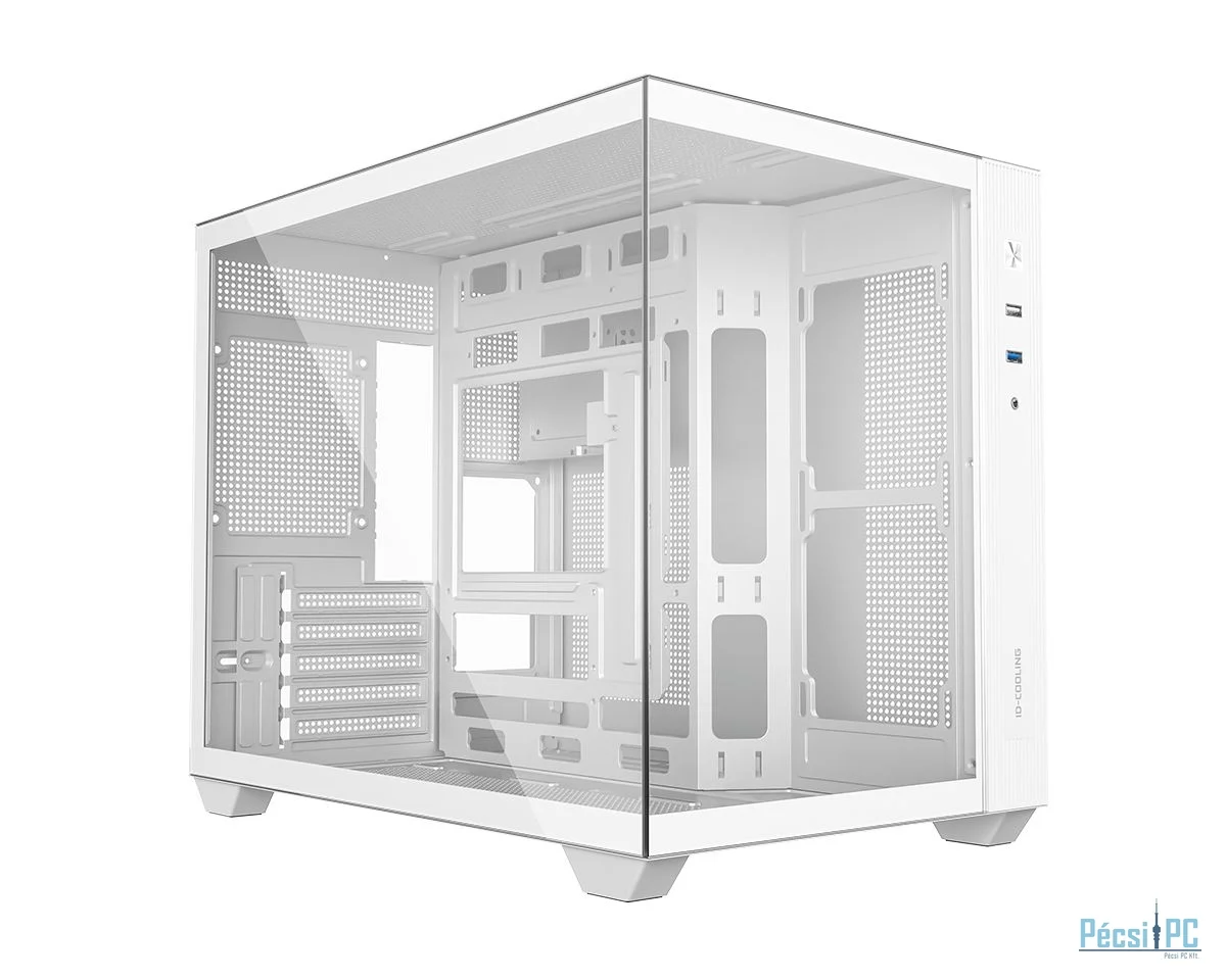 ID-COOLING VIEW 500 Tempered Glass White