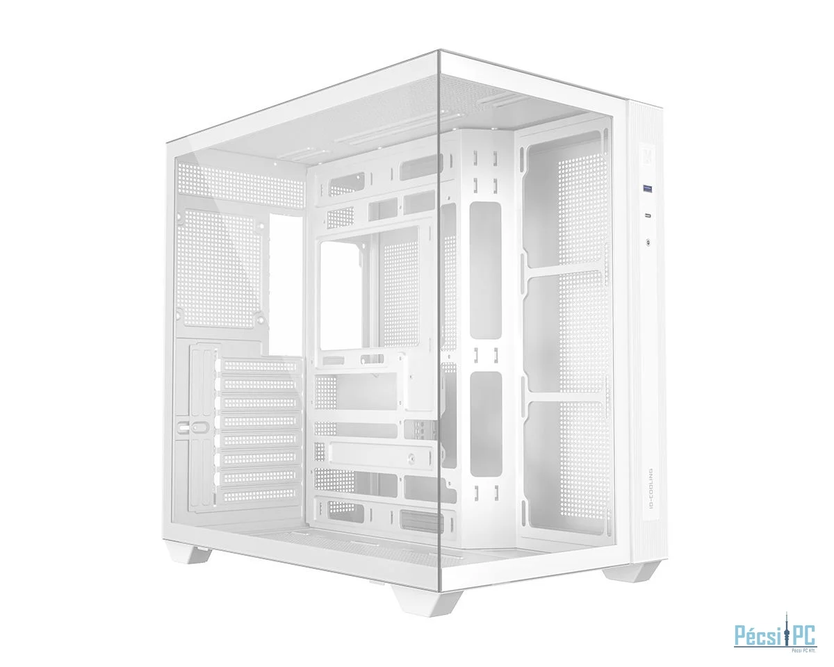 ID-COOLING VIEW 510 WH Tempered Glass White