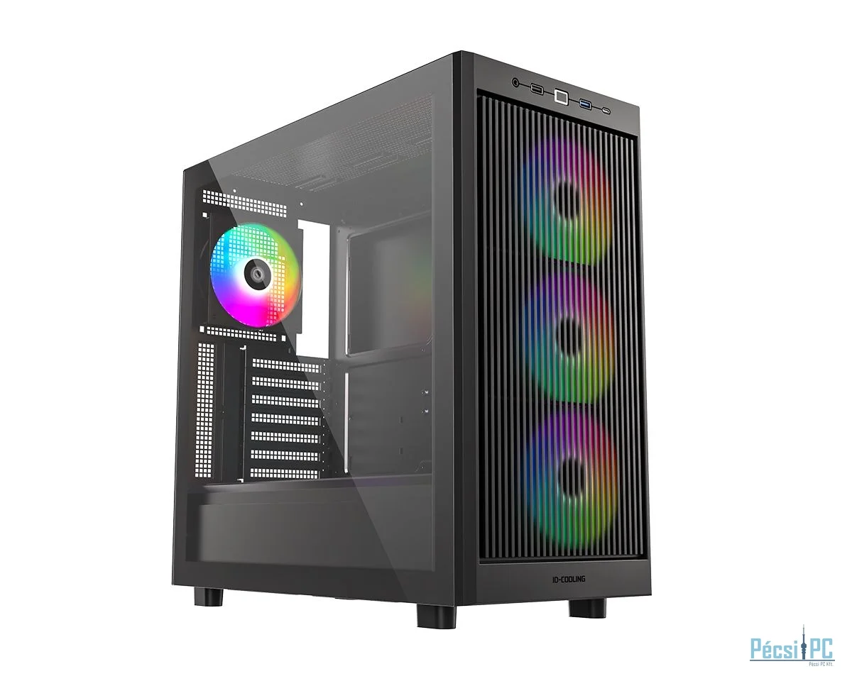 ID-COOLING WARE 510 ARGB Tempered Glass Black