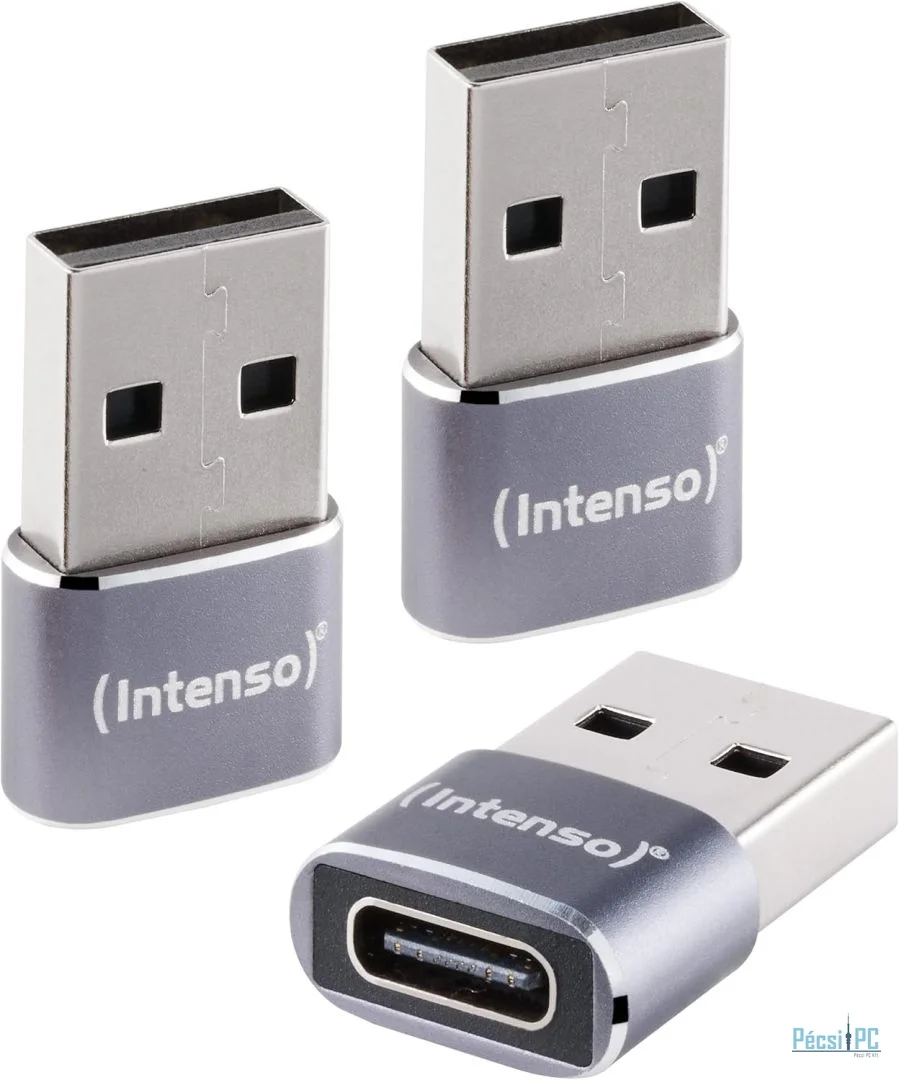 Intenso C480A USB Adapter Gray(3-Pack)