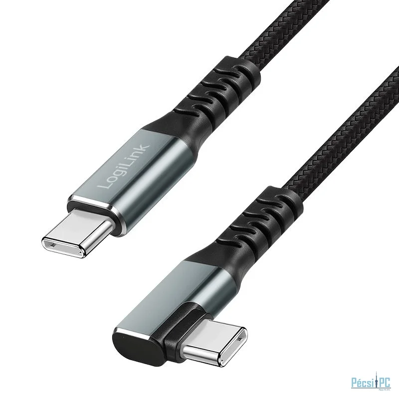 Logilink USB 3.2 Type-C C/M to C/M 100W cable 2m Black